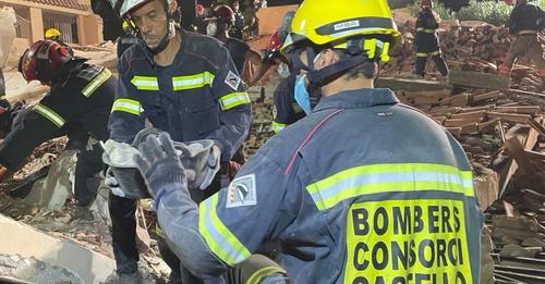 Localizan sin vida el cuerpo de un menor en el derrumbe del edificio en España