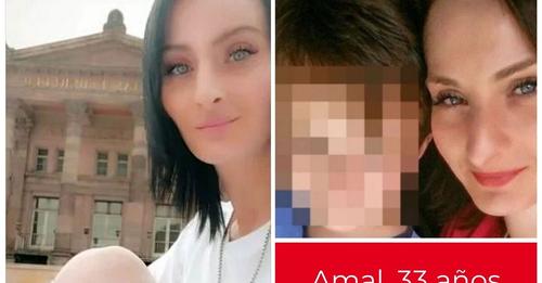 Amal, la madre asesinada con su hijo de 2 años abrazado a ella