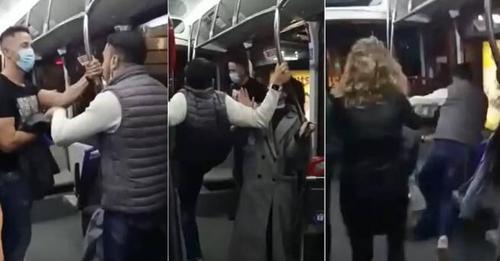 Un inspector de policía, agredido por un pasajero de un autobús de Zaragoza al que llamó la atención por no llevar mascarilla
