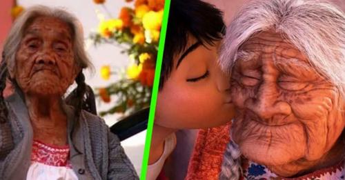 A los 108 años Mamá Coco celebró su cumpleaños