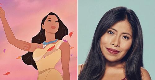 Yalitza Aparicio apareció como Pocahontas y el mundo la quiere en el cine. Es igualita