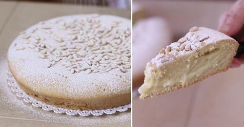 La famosa ‘Torta Della Nonna’, una tarta rellena italiana para chuparse los dedos