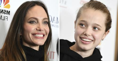Angelina y Shiloh lucen más parecidas que nunca en nuevo estreno; tienen hasta el mismo lunar
