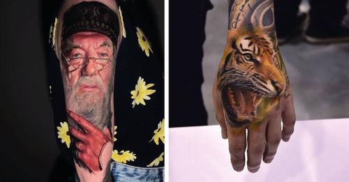 12 tatuajes increíbles y realistas que pensarás que son fotografías