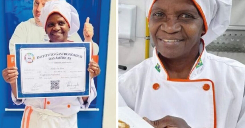 Cumplió su sueño: abuelita de 66 años se gradúa de repostera