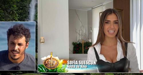 Sofía Suescun reaparece en Telecinco y emociona a Kiko Jiménez en 'Supervivientes'